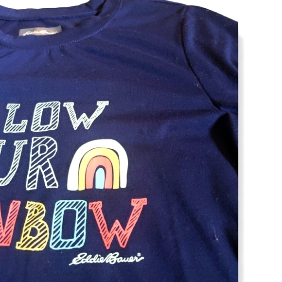 Eddie Bauer Rainbow T Shirt - Picture 2 of 4